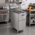Thumbnail image #2 for Comstock-Castle Castle Series GF120T Floor Model Tube-Type Gas Deep Fryer, 15.5-Inch Wide, Dual 25 lb. Tanks