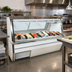 Thumbnail image #2 for Howard-McCray 34N Series 120-Inch Double Duty Self-Contained Fish/Poultry Refrigerated Service Case with Straight Glass Front and LED Lighting