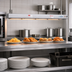 Thumbnail image #2 for KoolMore 60-Inch Commercial Food Strip Warmer with Toggle Controls, 120V, Stainless Steel