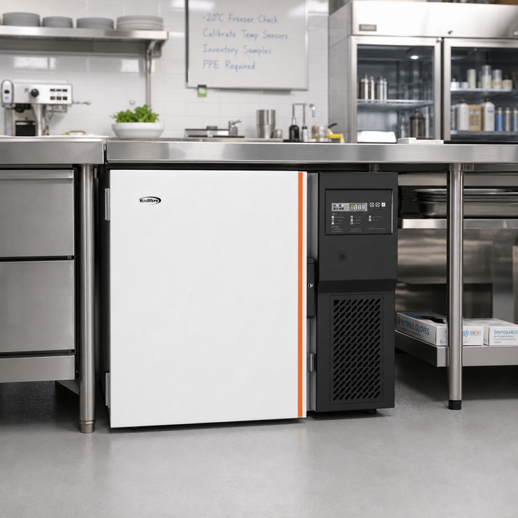 Product image #3 for KoolMore Undercounter Ultra-Low Temperature Medical Freezer, 4 Cu. Ft., -86°F to -40°F, 115V