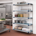 Thumbnail image #2 for MetroMax i 5-Tier Add-On Polymer Shelving Unit, 48W x 18D x 74H, Blue