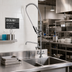 Thumbnail image #2 for Equip Single-Hole Deck Mount Pre-Rinse Unit with 12 1/8-Inch Swing Nozzle and Add-On Faucet