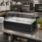 Thumbnail image #2 for Vollrath V904200 Full-Size Cubic Wood Buffet Base, Black