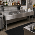 Thumbnail image #2 for Advance Tabco Underbar Basics 3-Compartment Bar Sink and Ice Bin Combo with Right-Side Ice Bin, 84-Inch Wide