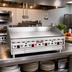 Thumbnail image #2 for MagiKitch'n MKG-48 Countertop Gas Griddle with 47-3/4-Inch x 24-Inch Cooking Surface, 1-Inch Polished Steel Plate