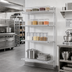 Thumbnail image #2 for EagleGard 4-Tier Add-On Wire Shelving Unit, 24W x 18D x 63H, Hybrid Epoxy Finish