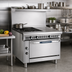 Thumbnail image #2 for Imperial Spec Series 36-Inch Heavy Duty Gas Range with 3 Open Burners, 3 Hot Tops, and Standard Oven