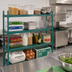 Thumbnail image #2 for Eagle Group QuadPlus Louvered Polymer Shelf Mat, 72 x 18 Inches, Green