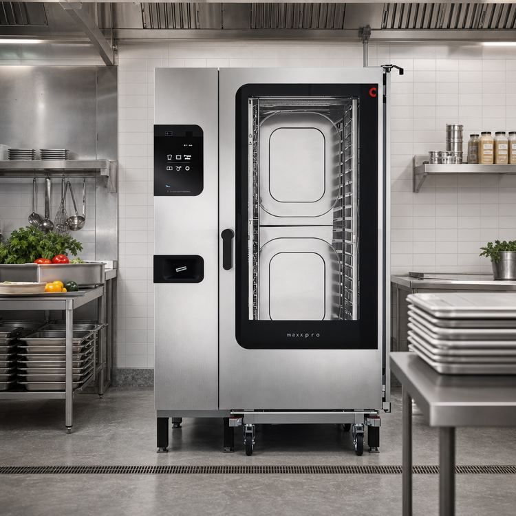 Product image #2 for Convotherm Maxx Pro C4 ET 20.20EB-N Electric Roll-In Combi Oven/Steamer, (20) Full-Size Sheet Pan Capacity