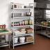 Thumbnail image #2 for Fermostock 5-Tier Starter Shelving Unit with Removable Polymer Inserts, 42