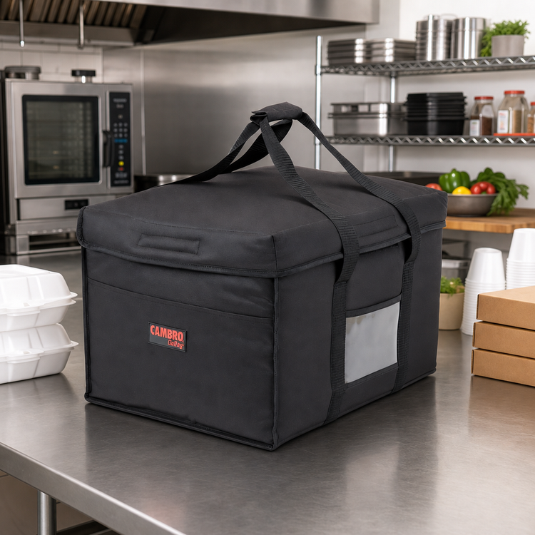 Product image #3 for Cambro GoBag Jumbo Insulated Delivery Bag, 18 x 14 x 12 Inches, Black
