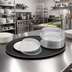 Thumbnail image #2 for Vollrath Safe-Stack® Clear Polycarbonate Round Plate Cover for 10-1/2