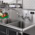 Thumbnail image #2 for Krowne Royal Series Commercial Splash-Mounted Faucet with 12-Inch Swing Spout, 8-Inch Centers