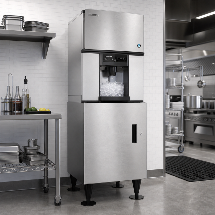 Product image #2 for Hoshizaki SD-271 Stainless Steel Equipment Stand with Locking Door for DCM-271(-OS) Ice Maker/Dispenser