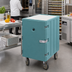 Thumbnail image #3 for Cambro Camcart Insulated Tray and Sheet Pan Cart with Security Package, Removable Cutting Board, 13 Tray Capacity, Slate Blue