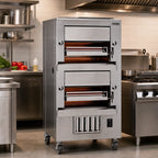 Thumbnail image #2 for Jade Range (Middleby) Titan JBB-236-IR Double-Deck Gas Banquet Broiler, Infrared/Radiant Heat, Stainless Steel