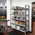 Thumbnail image #2 for Cambro Camshelving Elements XTRA 5-Tier Stationary Add-On Polymer Shelving Unit, 18