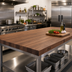 Thumbnail image #2 for Boos Block American Black Walnut Edge Grain Kitchen Countertop, 108 x 36 x 3 Inch, Varnique Finish