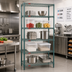 Thumbnail image #2 for EagleGard 5-Tier Wire Starter Shelving Unit, 24W x 18D x 74H, QuadTruss, Hybrid Epoxy