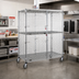 Thumbnail image #2 for Eagle Group QuadTruss Mobile Open Wire Security Cage with Padlock Hasps, 51-1/4 W x 27-1/4 D x 69 H Inches