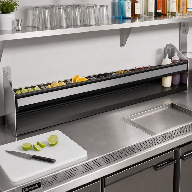 Product image #2 for Glastender SSR-33 33-Inch Single Stainless Steel Speed Rail
