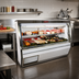 Thumbnail image #2 for Howard-McCray 34N Series Double Duty Remote Deli Meat & Cheese Service Case, 48 Inch, Straight Glass, Stainless Steel, LED Lighting