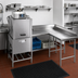 Thumbnail image #2 for Eagle Group Right-Hand Corner Clean Dishtable, 96-Inch Machine-to-Corner x 60-Inch Corner-to-End, 16/304 Stainless Steel