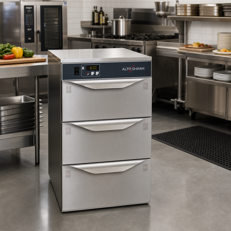 Product image #2 for Alto-Shaam Halo Heat Narrow 3-Drawer Freestanding Warming Drawer