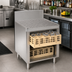 Thumbnail image #2 for Advance Tabco Prestige Underbar Glass Rack Storage Unit with Drainboard Top, 24 x 30 x 36 Inches, Stainless Steel