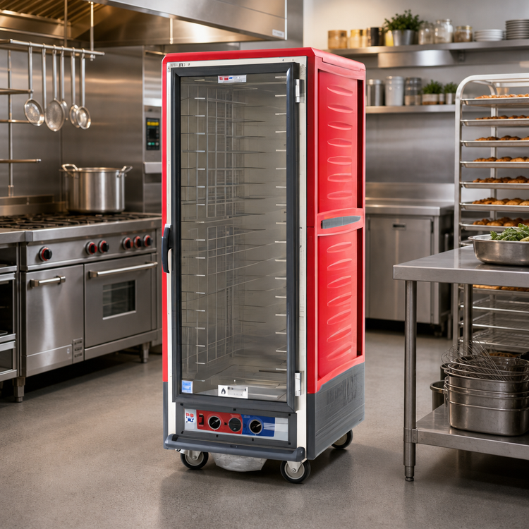 Product image #2 for Metro C5 3 Series Full Height Heated Holding Cabinet with Clear Polycarbonate Door and Universal Wire Slides