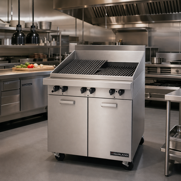 Product image #2 for Garland Master Series 17-Inch Modular Gas Charbroiler with Dual-Sided Cast Iron Grates