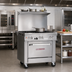 Thumbnail image #2 for Southbend Ultimate 24-Inch Gas Restaurant Range with 4 Open Burners, Cabinet Base, and Backriser with Hi-Shelf