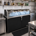 Thumbnail image #2 for Glastender 66-Inch Wide Glass Ice Display Unit for Back Bar Bottled Beverages