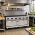 Thumbnail image #2 for Vulcan Endurance 72-Inch Gas Restaurant Range with 12 Open Burners, Standard Oven and Convection Oven