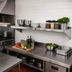 Thumbnail image #2 for John Boos Stallion 8-Foot Wall-Mounted Stainless Steel Shelf with 1-1/2