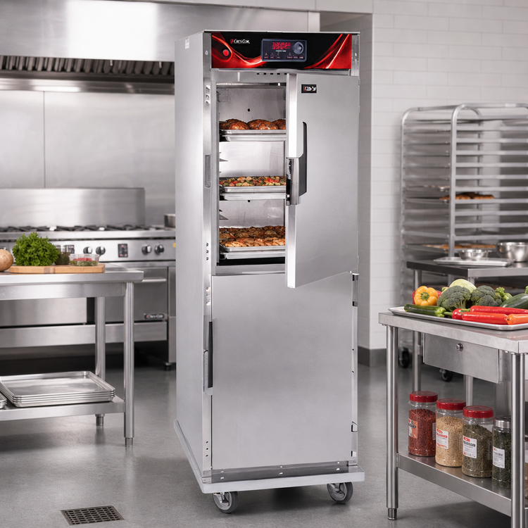 Product image #2 for Cres Cor Roast-N-Hold Full-Height Non-Venting Convection Cook and Hold Oven, 18 Full-Size Pan Capacity, 208V, 3-Phase