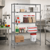 Thumbnail image #2 for Eagle Red-i-Pak Stationary 4-Tier Wire Shelving Unit, 60