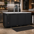 Thumbnail image #2 for Turbo Air Super Deluxe Freestanding Beer Dispenser, 4 Half-Barrel Keg Capacity, 2 Columns / 4 Faucets