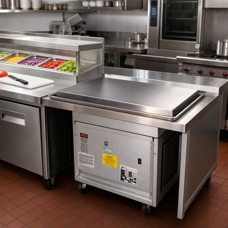 Product image #2 for Atlas Metal WF-3 Drop-In Self-Contained Frost Top Unit