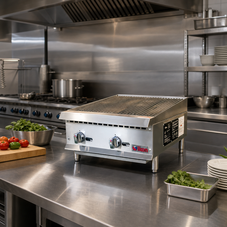 Product image #2 for IKON Cooking 12-Inch Countertop Natural Gas Radiant Broiler