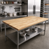 Thumbnail image #2 for BK Resources Hard Maple Flat Work Table Replacement Top, 72-Inch x 30-Inch x 1-3/4-Inch