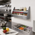 Thumbnail image #2 for CHOICE 38 Inch x 10 Inch Double Stainless Steel Speed Rail with Keyhole Mounting