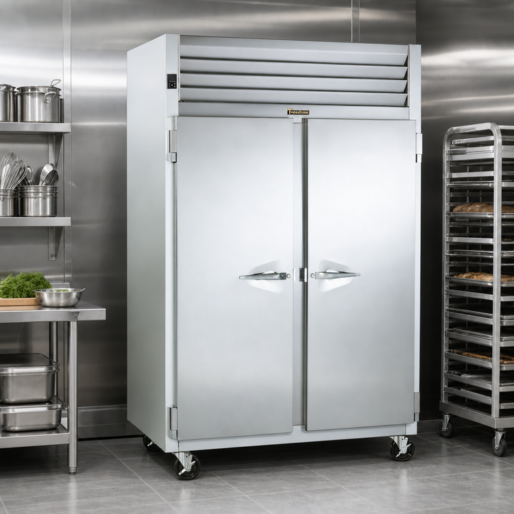 Product image #2 for Traulsen Dealer's Choice G22013 2-Section Reach-In Freezer with Full-Height Solid Doors