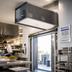 Thumbnail image #2 for Berner Industrial Series 108-Inch Heated Direct-Drive Air Curtain, Electric, Dual 1 HP Motors