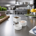 Thumbnail image #2 for American Metalcraft Round Porcelain Salt & Pepper Dish, 1/2 oz., White