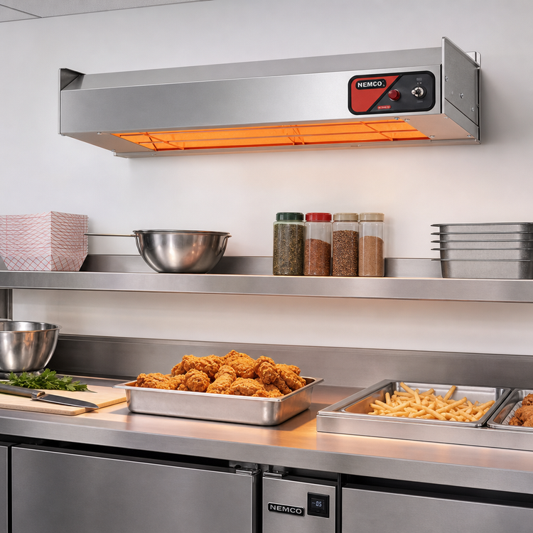 Product image #2 for Nemco 36-Inch Single Infrared Strip Heater / Heat Lamp with Toggle Switch, 208V
