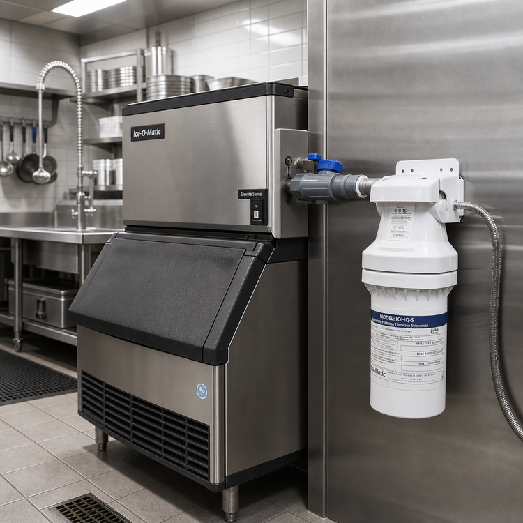 Product image #2 for Ice-O-Matic IFQ1-S Single Cartridge Ice Maker Water Filter Manifold, 6,000-Gallon Capacity