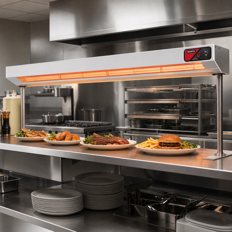Product image #2 for Nemco 60-Inch Single Lighted Infrared Strip Heat Lamp, 120V