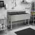 Thumbnail image #2 for Eagle Group Square Corner Three-Compartment Utility Sink, 73-3/8
