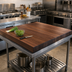 Thumbnail image #2 for Boos Block American Black Walnut Full-Length Edge Grain Kitchen Countertop, 36 x 32 x 3 Inches, Varnique Finish